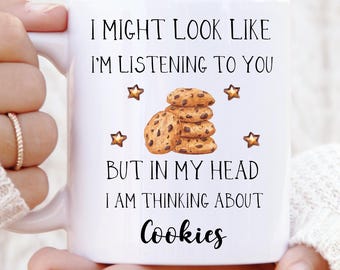Cookie Mug - Cute Cookie Gift - Funny Cookie Gifts - Cookie Lover Gift - Cookie Gift Idea - Cookie Birthday Gift - Christmas Gifts