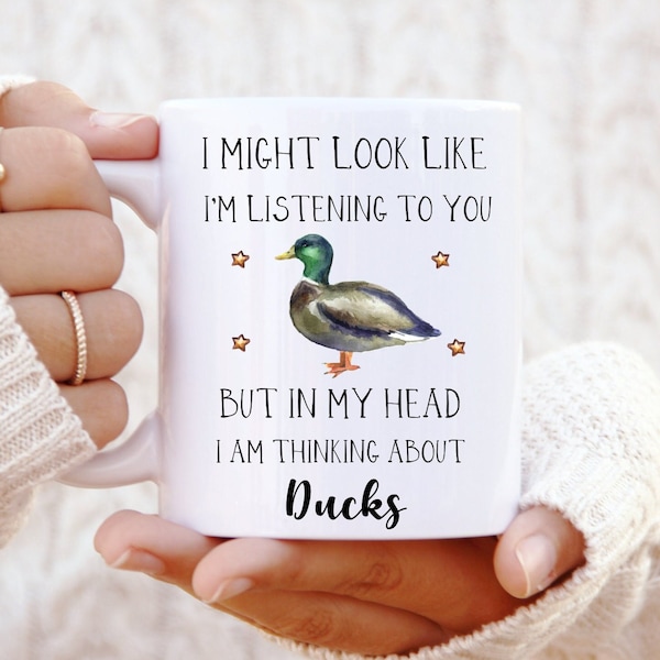 Duck Gift - Duck Mug - Funny Duck Gifts - Duck Lover Gift - Duck Gift Idea - Duck Birthday Gift - Duck Tea Cup - Christmas Gifts