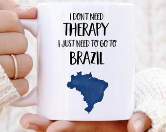Taza de Brasil - Regalo de Brasil - Regalo para amantes de Brasil - Taza para fans de Brasil - Taza de café de Brasil - Regalo de cumpleaños de Brasil - Regalos de Navidad