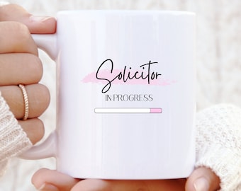 Personalised Solicitor Mug - Future Solicitor Gift - Law Student - Trainee Solicitor Gift - Funny Solicitor Gift for Her - Christmas Gifts