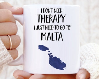 Malta Mug - Malta Gift - Gift for Malta Lovers - Personalised Gift - Malta Cup - Funny Mug - Humorous Gift - Gift for Him - Christmas Gifts