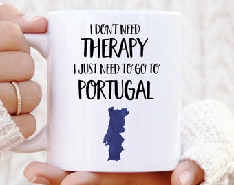 Mug Portugal - Cadeau Portugal - Cadeau pour les amoureux du Portugal - Cadeau personnalisé - Tasse Portugal - Mug drôle - Cadeau pour lui - Cadeaux de Noël