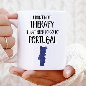Mok Portugal - Portugal cadeau - cadeau voor liefhebbers van Portugal - gepersonaliseerd cadeau - beker Portugal - grappige mok - cadeau voor hem - kerstcadeaus