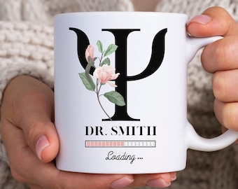 Psychologist Loading Mug - Psychology Student Gift - Future Psychologist Mug - Psychology - Psych Gift - Personalised Name - Christmas Gifts