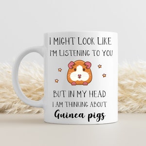 Guinea Pig Mug - Cute Guinea Pig Gift - Personalised Gift - Guinea Pig Lover Gift - Guinea Pig Cup - Funny Mug - Christmas Gifts image 4