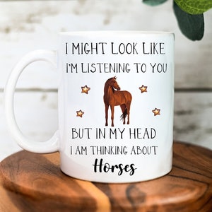 Horse Mug - Horse Gift - Horse Lover Gift - Gift for Horse Girl - Riding Mug - Horse Riding Mug - Funny Mug - Christmas Gifts