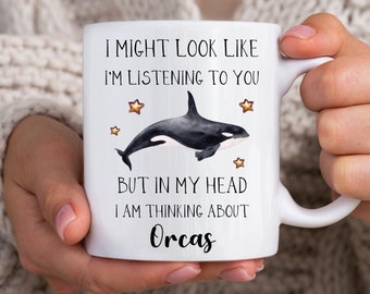 Orca Gift - Cute Orca Mug - Personalised Mug - Funny Orca Gifts - Orca Lover Gift - Orca Tea Cup - Funny Mug - Christmas Gifts