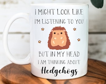 Igel Tasse - Igel Geschenk - Igel Liebhaber Geschenk - Igel Tasse - Personalisierte Tasse - Lustige Tasse - Geschenk für Sie - Weihnachtsgeschenke