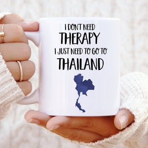 Thailand Mug - Thailand Gift - Gift for Thailand Lovers - Personalised Gift - Thailand Cup - Funny Mug - Gift for Him - Christmas Gifts