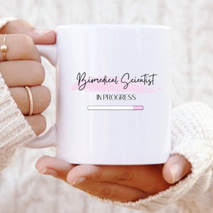 Biomedical Scientist Loading Mug - Science Student Gift - Future Biomedical Scientist Mug - Biology Student Mug - Science Gift