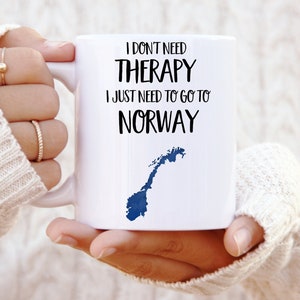Norway Mug - Norway Gift - Gift for Norway Lovers - Personalised Gift - Norway Tea Cup - Funny Mug - Humorous Gift - Christmas Gifts