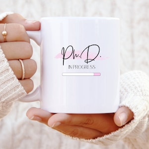 Personalised PhD Mug - Mug for PhD Student - Funny Phd Mug - PhD Gifts - PhD Medical Student - PhD Cup - Gift for Her - Christmas Gift