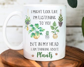 Taza "La loca de las plantas" - Regalos para amantes de las plantas - Regalos para plantas de interior - Taza de jardinería - Taza divertida con plantas - Regalos de Navidad