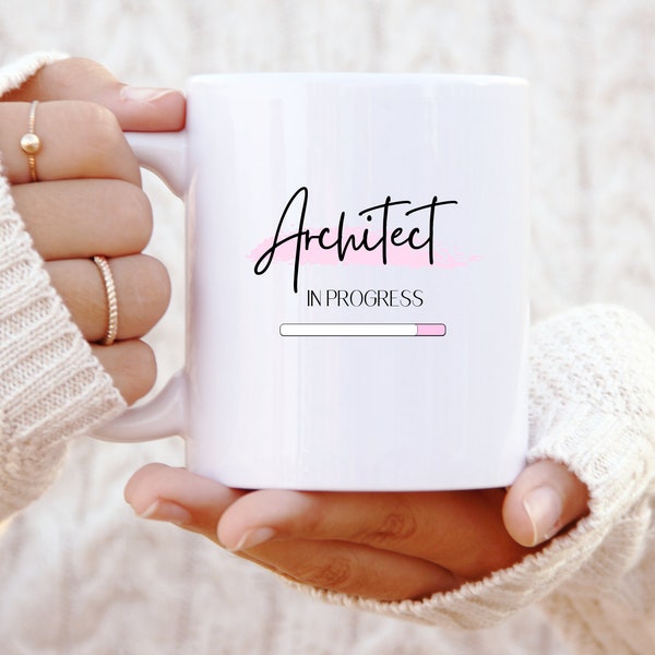 Architecture Student Gift - Future Architect Mug - Funny Architect Gifts - Personalised Gift for Female Architect - Christmas Gifts