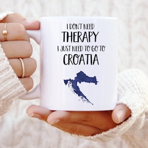 Croatia Mug - Croatia Gift - Gift for Croatia Lovers - Personalised Mug - Croatia Cup - Funny Mug - Humorous Gift - Christmas Gifts