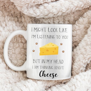 Cheese Gift - Funny Cheese Mug - Cheese Fan - Cheese Lover Gift - Cheese Birthday Gift - Cheese Cup - Christmas Gifts