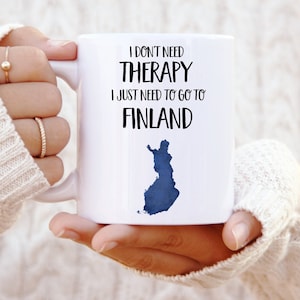 Finland Mug - Finland Gift - Gift for Finland Lovers - Personalised Gift - Finland Cup - Funny Mug - Humorous Gift - Christmas Gifts