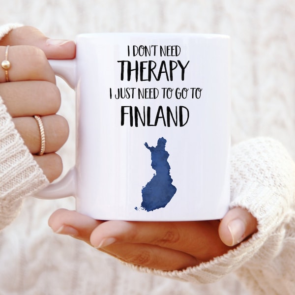 Finnland Tasse - Finnland Geschenk - Geschenk für Finnland-Liebhaber - Personalisiertes Geschenk - Finnland Tasse - Lustige Tasse - Humorvolles Geschenk - Weihnachtsgeschenke