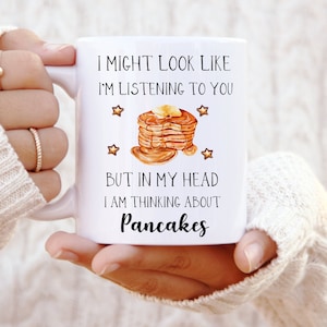 Pancake Mug - Cute Pancake Gift - Funny Pancakes Gifts - Pancakes Lover Gift - Pancakes Gift Idea - Pancakes Birthday Gift - Christmas Gifts