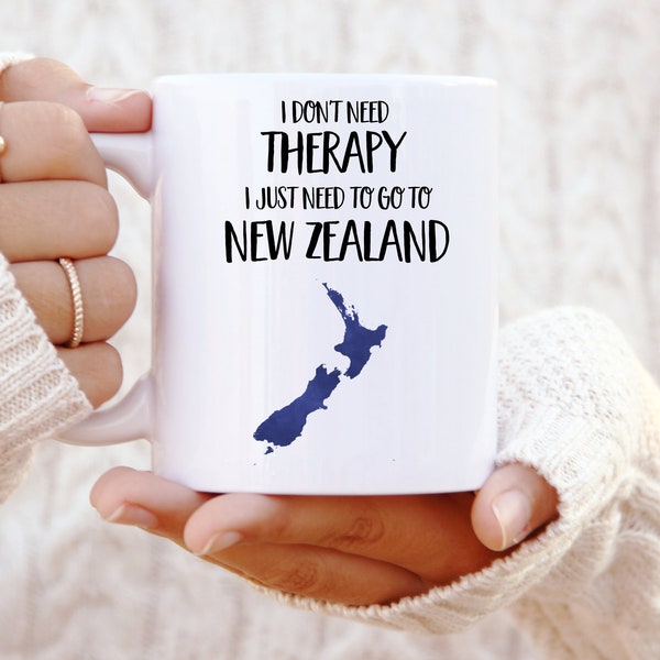 Nieuw-Zeelandse mok - Nieuw-Zeelandse cadeau - Cadeau voor liefhebbers van Nieuw-Zeeland - Gepersonaliseerd cadeau - Nieuw-Zeelandse beker - Grappige mok - Kerstcadeaus