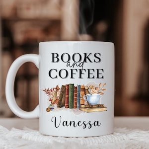 Book Lover Gift. Abibliophobia Mug. Vintage Reader Coffee Cup. Book Lover  Gifts. Funny Reading Mug. Bookworm Gift. English Teacher Gift. 