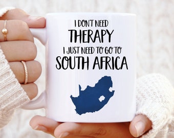 South Africa Mug - Personalised South Africa Gift - Gift for South Africa Lovers - Funny South Africa Mug - Gift for Him - Christmas Gifts