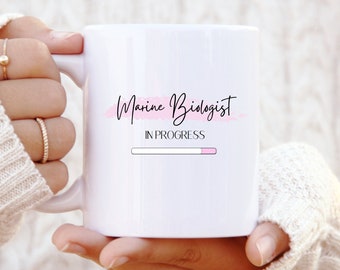 Marine Biologist Mug - Future Biologist Gift - Personalised Mug - Marine Biology Student Gift - Funny Biology Gift for Her - Christmas Gifts