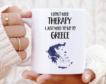 Greece Mug - Greece Gift - Gift for Greece Lovers - Personalised Gift - Greece Cup - Funny Mug - Humorous Gift - Funny Mug - Christmas Gifts