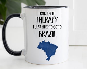 Brazil Mug - Brazil Gift - Gift for Brazil Lovers - Mug for Brazil Fan - Brazil Coffee Mug - Brazil Cup - Brazil Birthday Gift