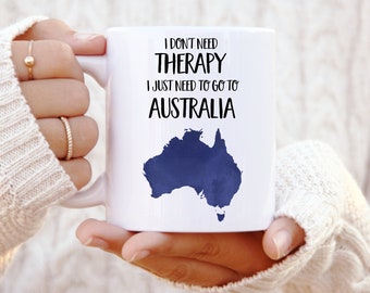 Australia Mug - Personalised Australia Gift - Gift for Australia Lovers - Australia Cup - Funny Mug - Humorous Gift - Christmas Gifts