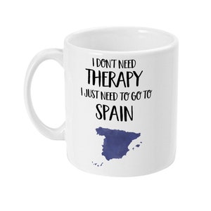 Spain Mug Spain Gift Gift for Spain Lovers Personalised Mug Spain Cup Funny Mug Gift for Him Christmas Gifts image 4