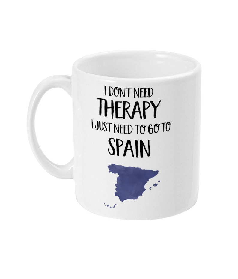 Spain Mug Spain Gift Gift for Spain Lovers Personalised Mug Spain Cup Funny Mug Gift for Him Christmas Gifts image 4