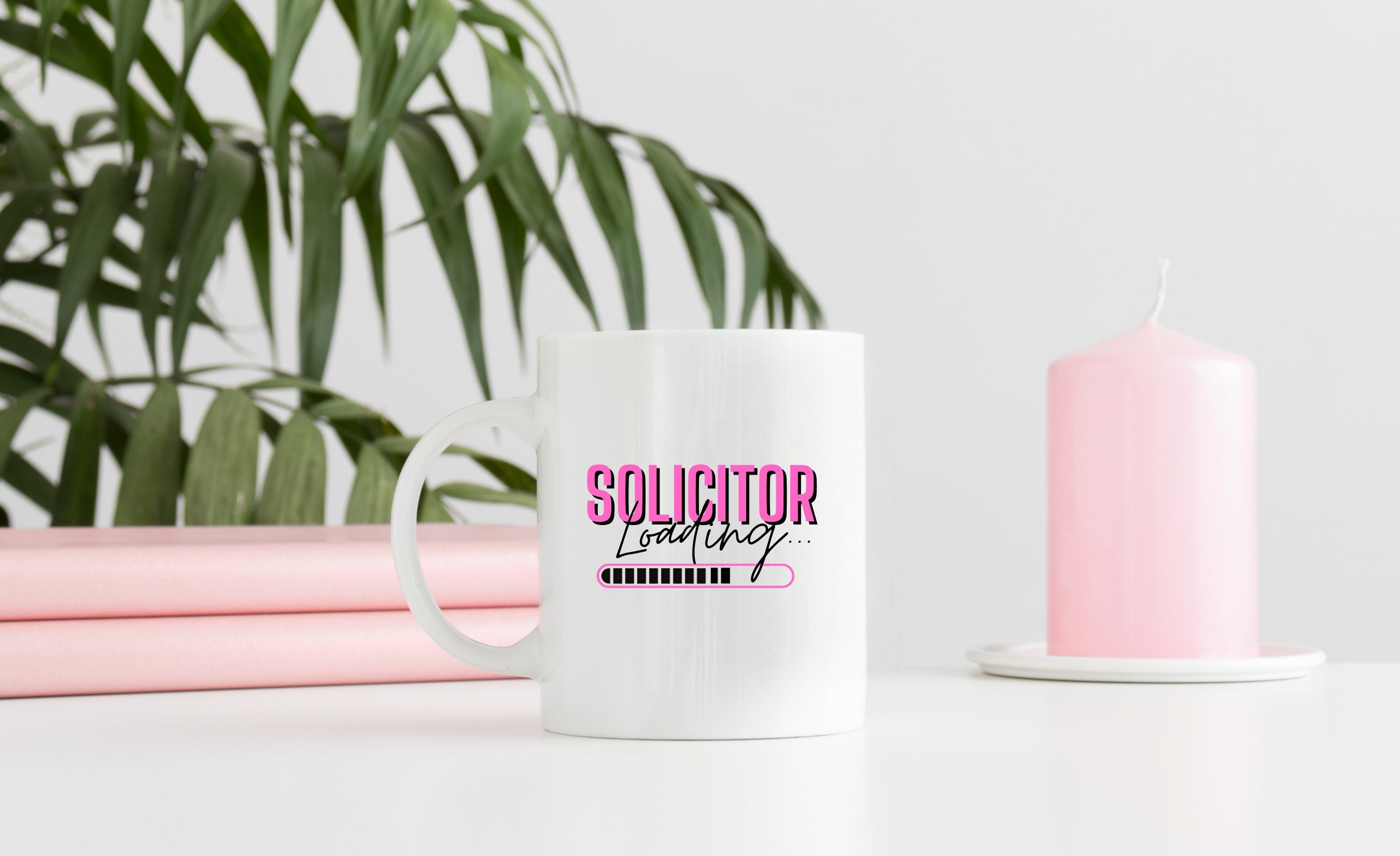 Solicitor Loading Mug - Future Solicitor Gift - Law School - Funny Solicitor Gift for Her