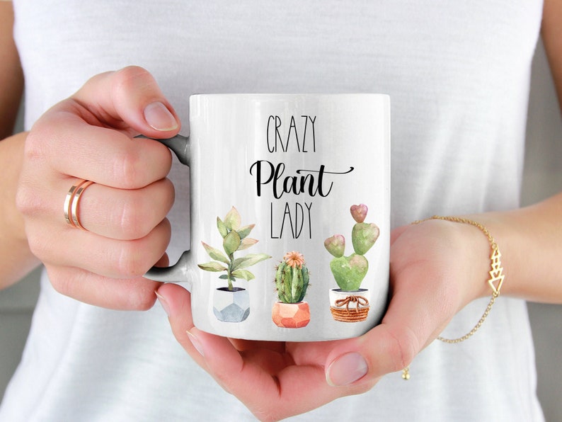 Crazy Plant Lady Mug Funny Botanist Gift Plant Lover Etsy Canada