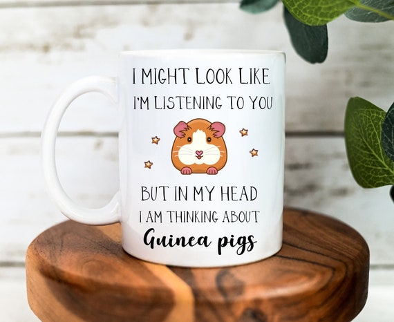 Guinea Pig Mug - Cute Guinea Pig Gift - Personalised Gift - Guinea Pig Lover Gift - Guinea Pig Cup - Funny Mug - Christmas Gifts