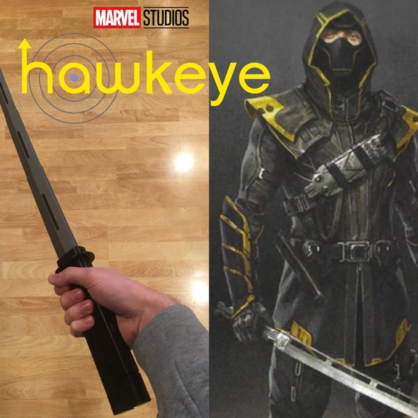 Hawkeye Ronin Cosplay Sword | EXTENDABLE and RETRACTABLE