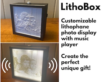 LithoBox | Files and Instructions for Customizable 3D Photo Frame Music Box