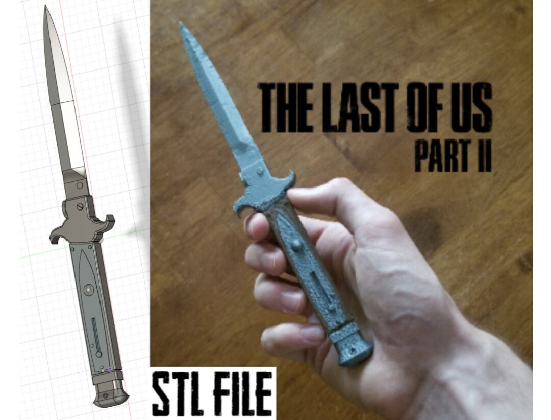 Last of Us Ellie's Switchblade Cosplay Prop STL File Etsy