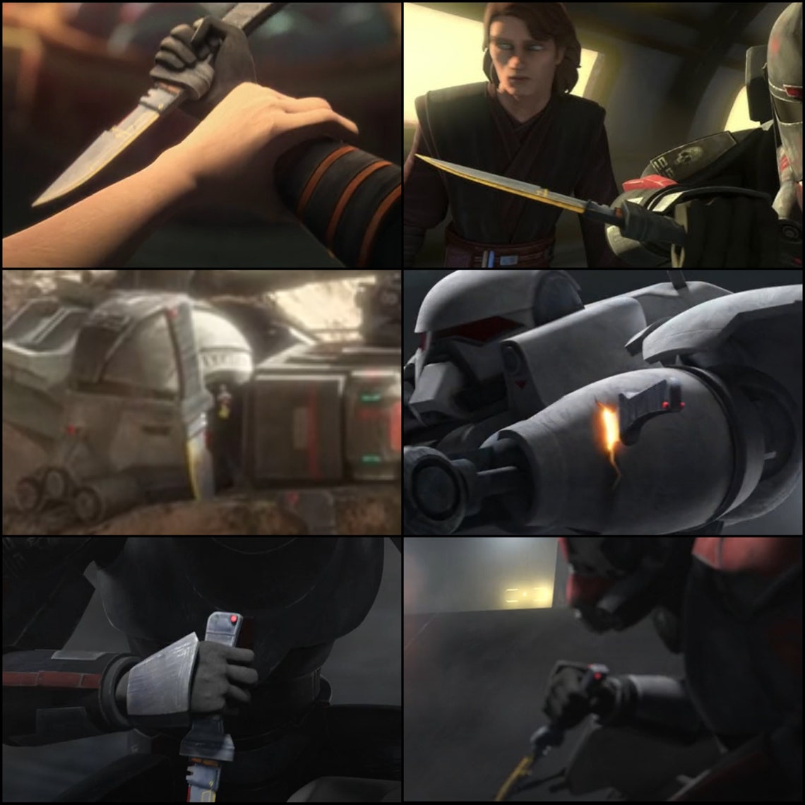 The Bad Batch Hunter's Knife Cosplay Replica Etsy