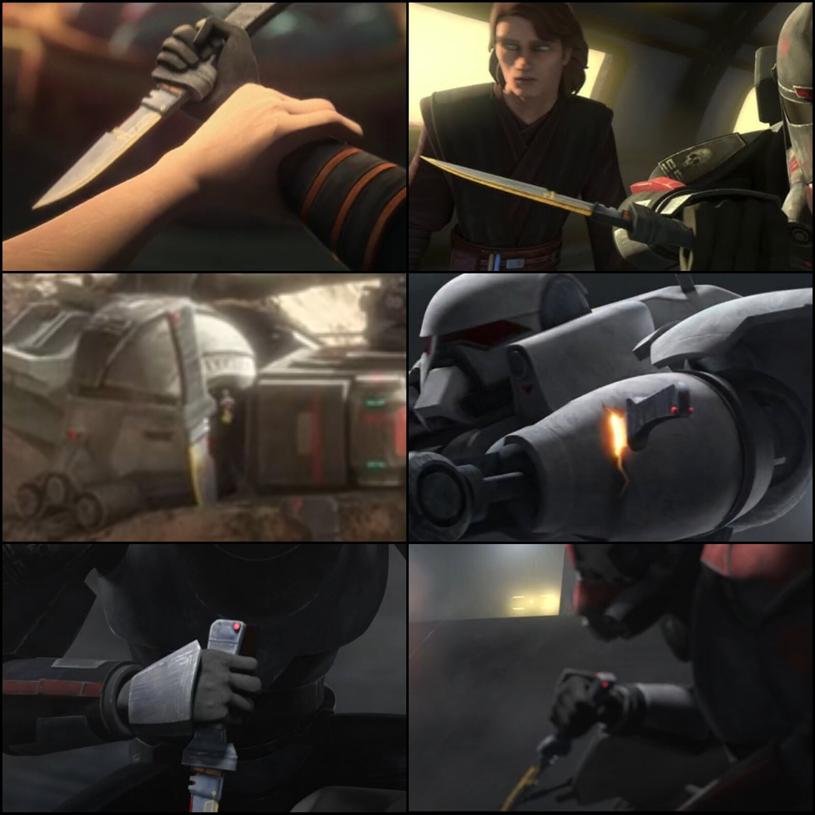 The Bad Batch Hunter's Knife Cosplay Replica Etsy