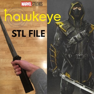 Archivo STL de la espada Ronin de Hawkeye / EXTENSIBLE y RETRÁCTIL