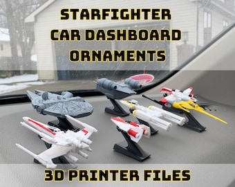 3D Files for Starship Car Dashboard Drift Ornaments