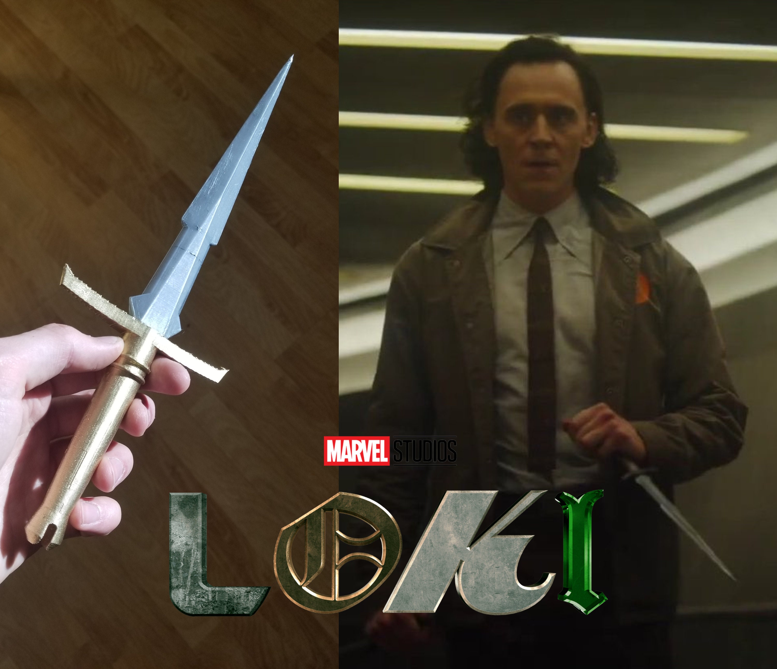 Loki Dagger Cosplay Replica from Loki Disney Plus TV Show