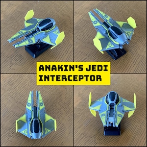 Anakin Skywalker&#39;s Jedi Interceptor Car Dashboard Drift Ornament