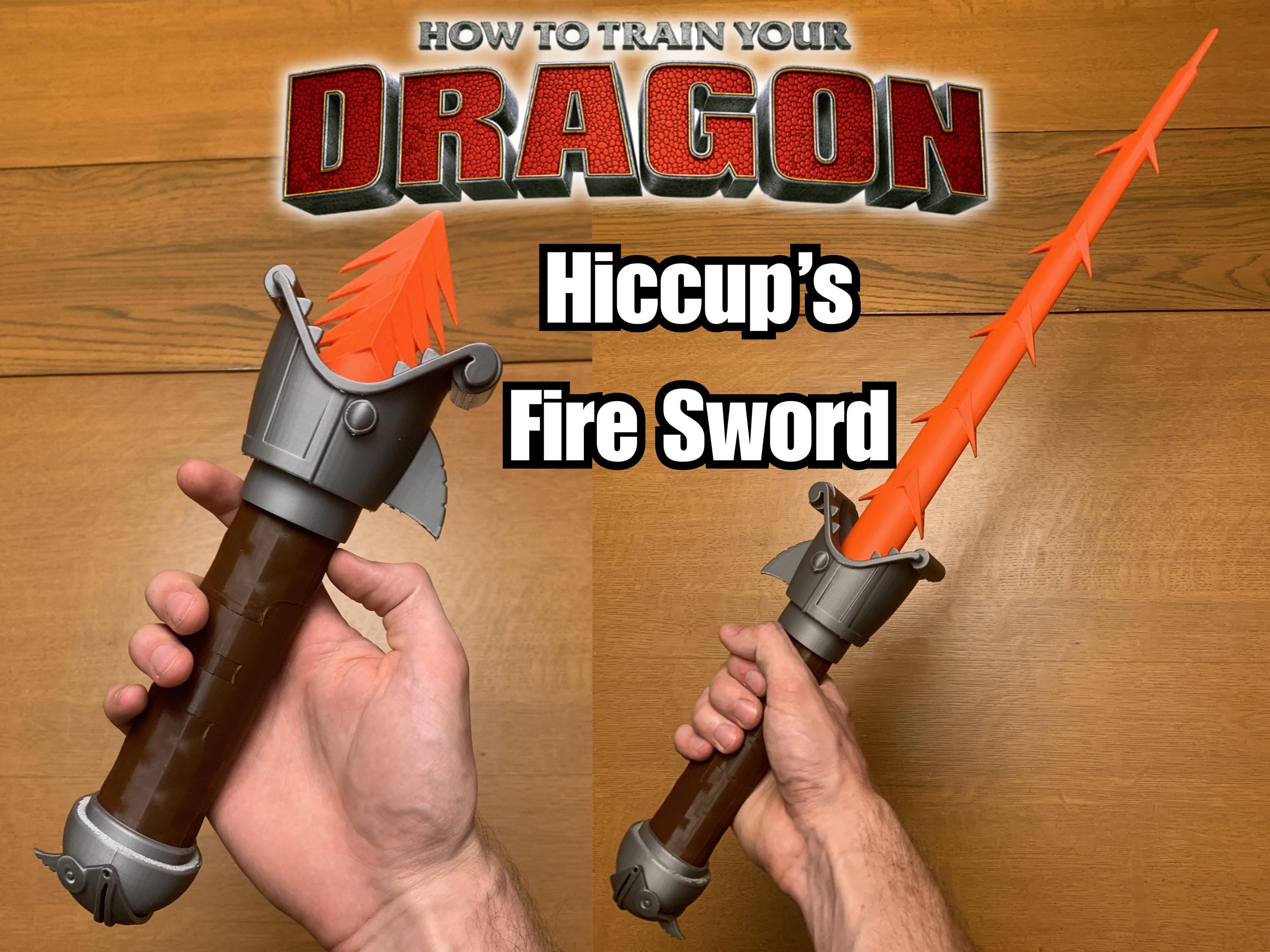 Hiccup's Fire Sword from How to Train Your Dragon | EXTENDABLE and RETRACTABLE