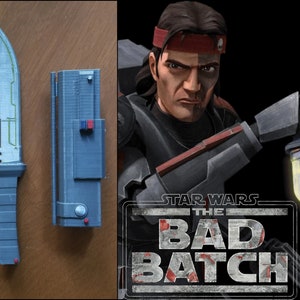 Bad Batch Hunter&#39;s Knife Vibroblade Cosplay Replica Prop