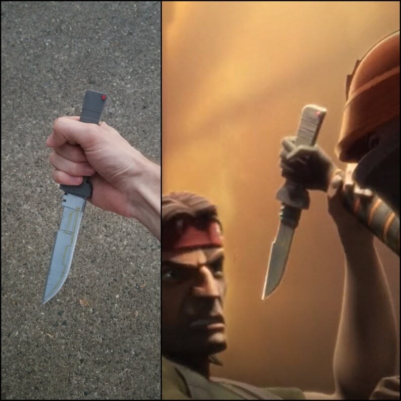 The Bad Batch Hunter's Knife STL File Etsy Australia