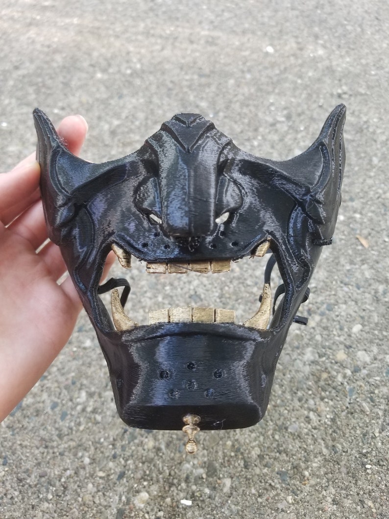 Ghost of Tsushima Cosplay Mask Replica Etsy