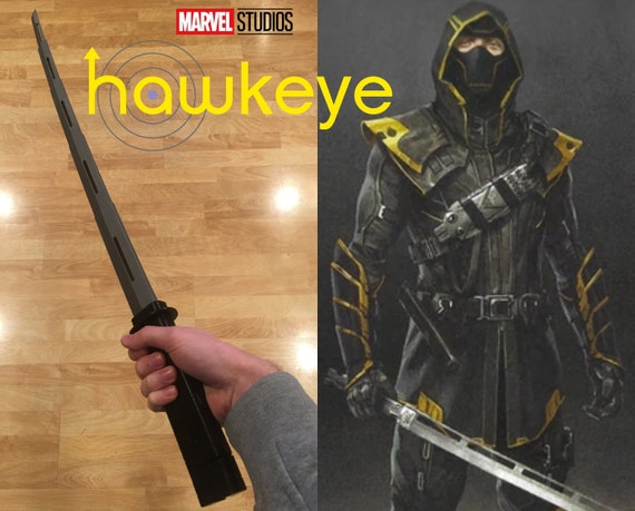 Hawkeye Ronin Cosplay Sword EXTENDABLE and RETRACTABLE - Etsy