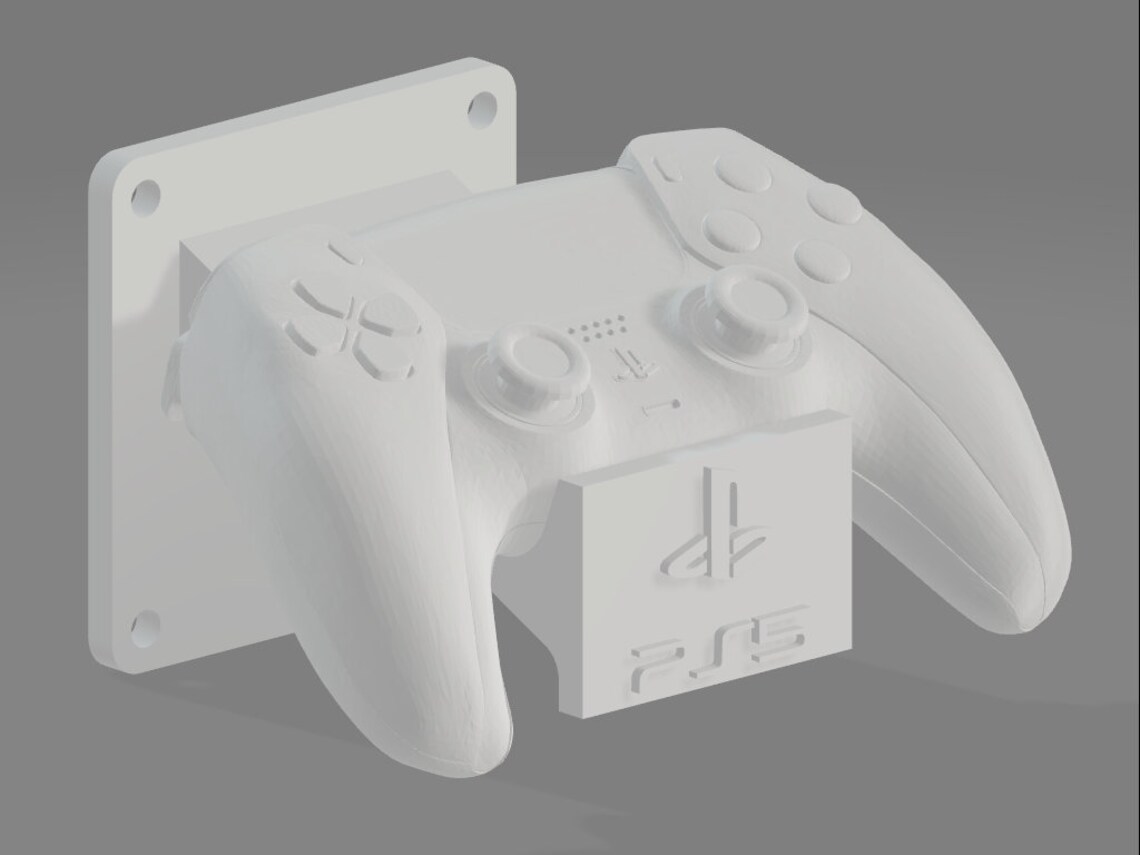 PS5 Dualsense Controller Stands and Wall Mounts STL Files 3D Etsy